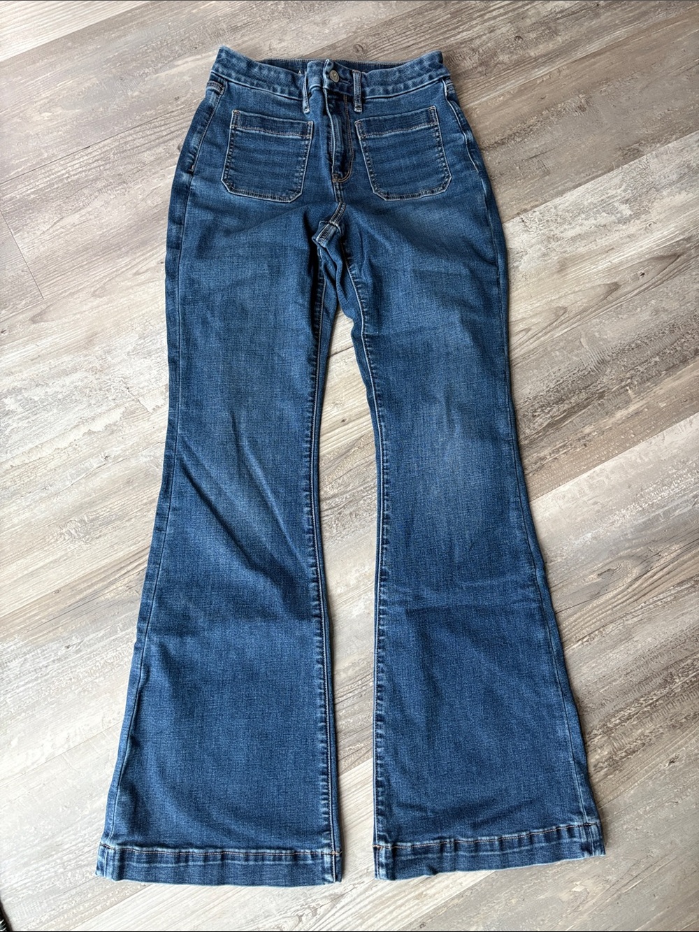 American Eagle Outfitters Dark Blue Flare Jeans
